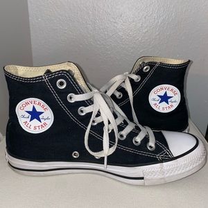 High top black converse